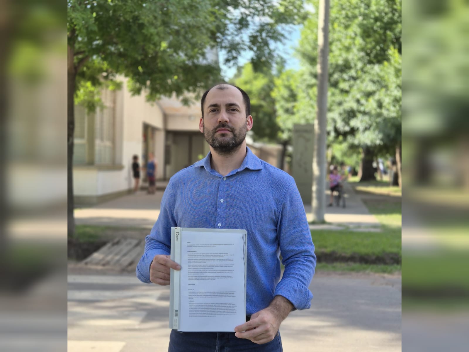 El referente de Pichetto en Funes que las calles frente a las escuelas sean mano única